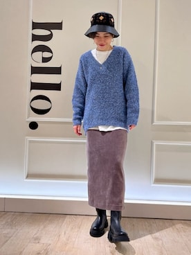 FREDY&GLOSTER stylingさん(レディース・160cm)の冬コーディネート