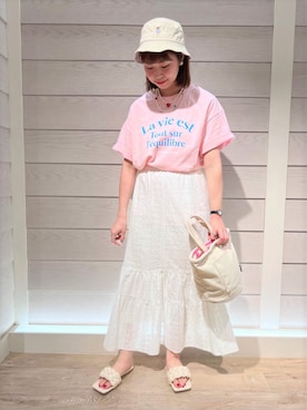 FREDY&GLOSTER stylingさん(レディース・160cm)の夏コーディネート