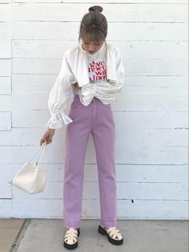 FREDY&GLOSTER stylingさん（レディース・160cm）の夏コーディネート