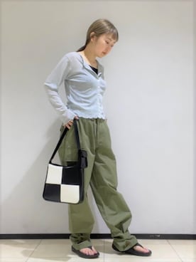 「エアコン対策」｜FREDY&GLOSTER stylingさん（レディース・160cm）の夏コーディネート