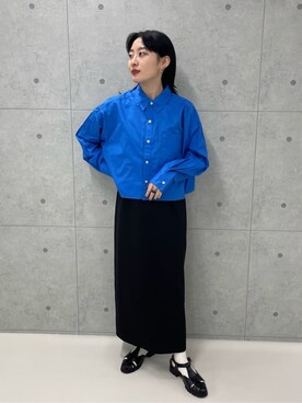 「カットオフ」｜「アイテム（ワンピース/ドレス）」を使った、FREDY&GLOSTER stylingさん（レディース・155cm）の秋コーディネート