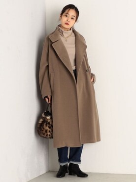 「fredy emue（フレディエミュ）のアイテム（その他アウター）」を使った、FREDY&GLOSTER stylingさん（レディース・160cm）の秋コーディネート