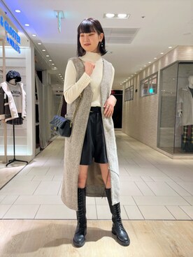 FREDY&GLOSTER stylingさん（レディース・165cm）の冬コーディネート