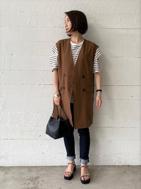 FREDY&GLOSTER stylingさん（レディース・160cm）の夏コーディネート