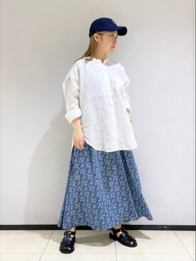 「fredy repit（フレディレピ）のアイテム（帽子）」を使った、FREDY&GLOSTER stylingさん（レディース・160cm）の夏コーディネート