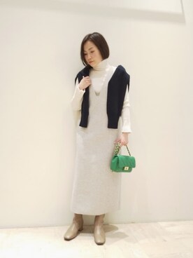FREDY&GLOSTER stylingさん（レディース・160cm）の冬コーディネート