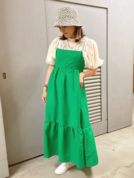 「fredy repit（フレディレピ）のアイテム（帽子）」を使った、FREDY&GLOSTER stylingさん（レディース・160cm）の春コーディネート