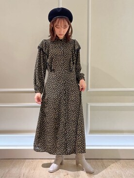 「fredy repit（フレディレピ）のアイテム（帽子）」を使った、FREDY&GLOSTER stylingさん（レディース・160cm）の秋コーディネート