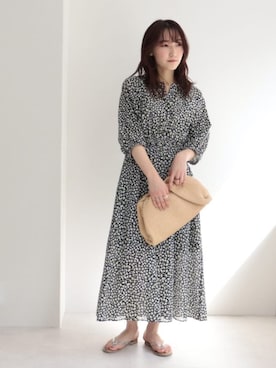 「andrea cardone（アンドレアカルドネ）のアイテム（バッグ）」を使った、FREDY&GLOSTER stylingさん（レディース・160cm）の春コーディネート