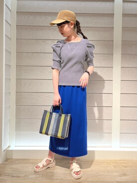 「fredy repit（フレディレピ）のアイテム（帽子）」を使った、FREDY&GLOSTER stylingさん（レディース・160cm）の春コーディネート