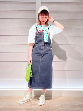「fredy repit（フレディレピ）のアイテム（帽子）」を使った、FREDY&GLOSTER stylingさん（レディース・160cm）の春コーディネート