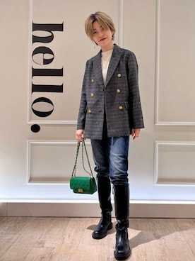 FREDY&GLOSTER stylingさん（レディース・160cm）の冬コーディネート