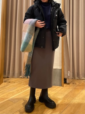 FREDY&GLOSTER stylingさん(レディース・156cm)の冬コーディネート