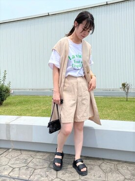 FREDY&GLOSTER stylingさん(レディース・160cm)の夏コーディネート