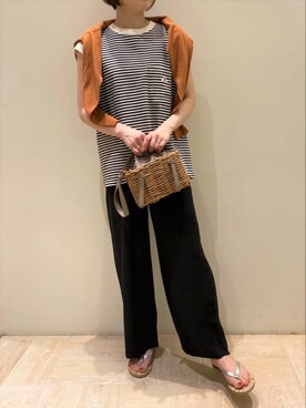 「CACHELLIE（カシェリエ）のアイテム」を使った、FREDY&GLOSTER stylingさん（レディース・160cm）の夏コーディネート