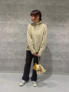 「kakatoo（カカトゥ）のアイテム」を使った、FREDY&GLOSTER stylingさん（レディース・160cm）の冬コーディネート