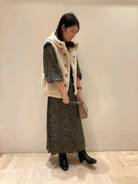 「fredy repit（フレディレピ）のアイテム（バッグ）」を使った、FREDY&GLOSTER stylingさん（レディース・160cm）の秋コーディネート