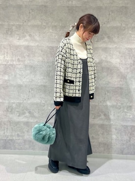 FREDY&GLOSTER stylingさん(レディース・163cm)の冬コーディネート