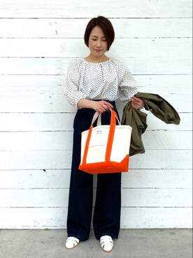 「ごきげんウィーク」｜「アイテム（ミリタリージャケット）」を使った、FREDY&GLOSTER stylingさん（レディース・160cm）の春コーディネート