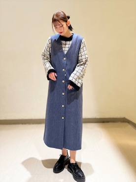 FREDY&GLOSTER stylingさん（レディース・162cm）の冬コーディネート