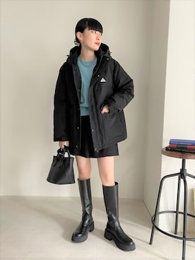 「maison vert（メゾンヴェール）のアイテム」を使った、FREDY&GLOSTER stylingさん（レディース・155cm）の秋コーディネート