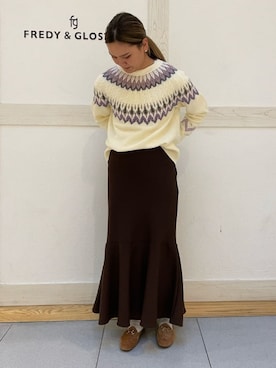 FREDY&GLOSTER stylingさん(レディース・160cm)の冬コーディネート
