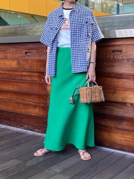 「CACHELLIE（カシェリエ）のアイテム」を使った、FREDY&GLOSTER stylingさん（レディース・160cm）の春コーディネート