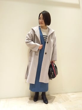 「マリンコーデ」｜「アイテム（アクセサリー）」を使った、FREDY&GLOSTER stylingさん（レディース・160cm）の冬コーディネート