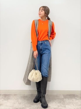 FREDY&GLOSTER stylingさん（レディース・170cm）の冬コーディネート