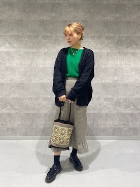 「casselini」｜「アイテム（ジャケット/アウター）」を使った、FREDY&GLOSTER stylingさん（レディース・160cm）の冬コーディネート