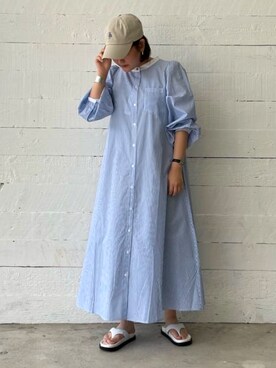 「fredy repit（フレディレピ）のアイテム（帽子）」を使った、FREDY&GLOSTER stylingさん（レディース・160cm）の春コーディネート