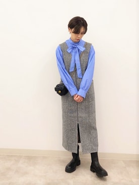 FREDY&GLOSTER stylingさん（レディース・164cm）の冬コーディネート