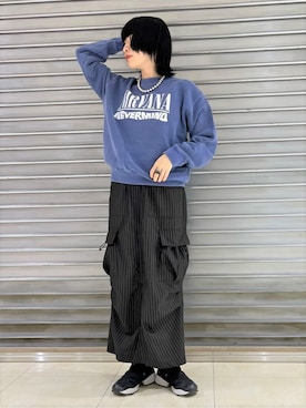 「NIRVANA」｜「アイテム（アクセサリー）」を使った、FREDY&GLOSTER stylingさん（レディース・155cm）の秋コーディネート