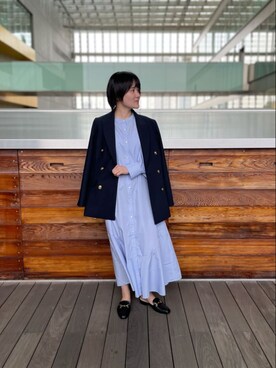 「FREDY&GLOSTER」｜「アイテム（シャツワンピース）」を使った、FREDY&GLOSTER stylingさん（レディース・160cm）の春コーディネート