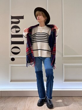 「tweedmill」｜FREDY&GLOSTER stylingさん（レディース・160cm）の冬コーディネート