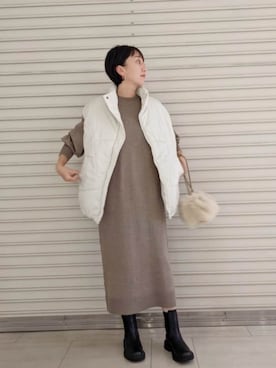 FREDY&GLOSTER stylingさん（レディース・160cm）の冬コーディネート