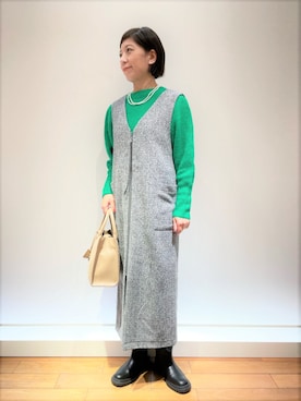 FREDY&GLOSTER stylingさん（レディース・164cm）の冬コーディネート