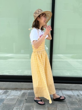 「Santelli Francesca（サンテッリフランチェスカ）のアイテム」を使った、FREDY&GLOSTER stylingさん（レディース・160cm）の春コーディネート