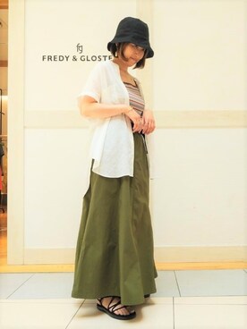 FREDY&GLOSTER stylingさん（レディース・160cm）の夏コーディネート