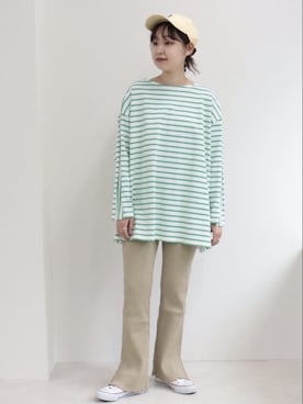 「fredy repit（フレディレピ）のアイテム（帽子）」を使った、FREDY&GLOSTER stylingさん（レディース・160cm）の春コーディネート