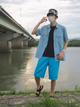 「united arrows」｜「アイテム（腕時計）」を使った、ゆういさん（メンズ・181cm）の秋コーディネート