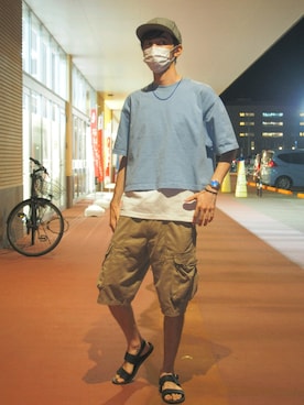 「united arrows」｜「アイテム（キャップ）」を使った、ゆういさん（メンズ・181cm）の秋コーディネート