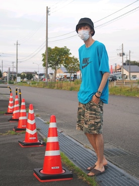 「NIKE(ナイキ)のアイテム(アクセサリー)」を使った、ゆういさん(メンズ・181cm)の秋コーディネート