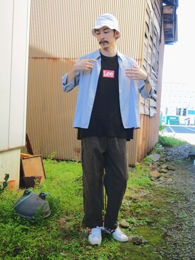 Old Navy オールドネイビー のカーゴパンツを使ったメンズ人気ファッションコーディネート Wear