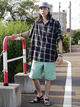 「TOMMY HILFIGER（トミーヒルフィガー）のアイテム（アクセサリー）」を使った、ゆういさん（メンズ・181cm）の秋コーディネート