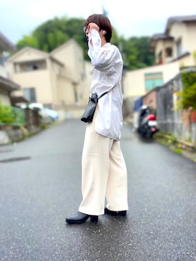 「archives（アルシーヴ）のアイテム」を使った、gennoさん（メンズ・170cm）の夏コーディネート