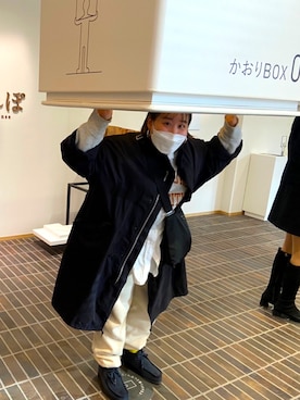 「アイテム（モッズコート）」を使った、ピヨさん（レディース・150cm）の秋コーディネート