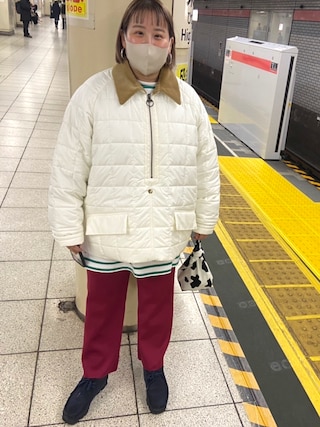 Barbour × 6(ROKU)＞QUILTED PONCHO/コート Ψを使った人気ファッション