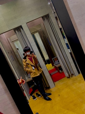 「semantic design（セマンティックデザイン）のアイテム（ジャケット/アウター）」を使った、ryuto050761さん（メンズ・167cm）の冬コーディネート
