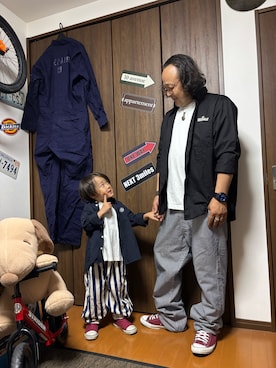 「CONVERSE ALL STAR（コンバースオールスター）のアイテム」を使った、aaajiさん（メンズ・174cm）の春コーディネート